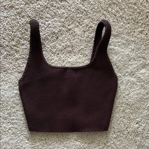 Aritzia Sculpt Knit Squareneck Tank
